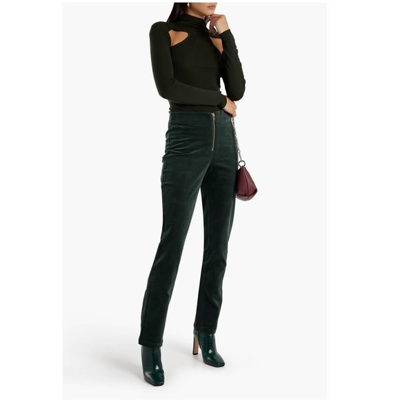 Good American velvet bootcut pants size 15/33 - Picture 1 of 7